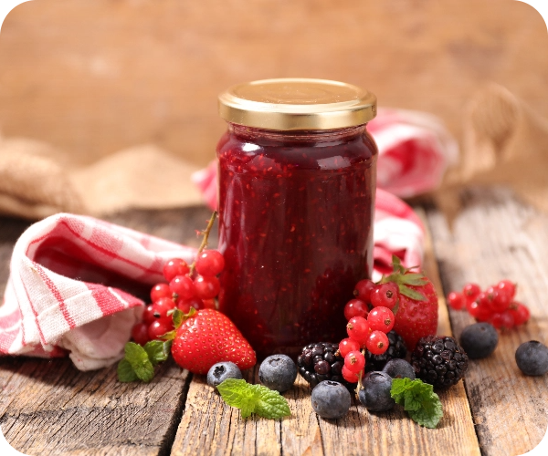 美味しそうないちごジャム